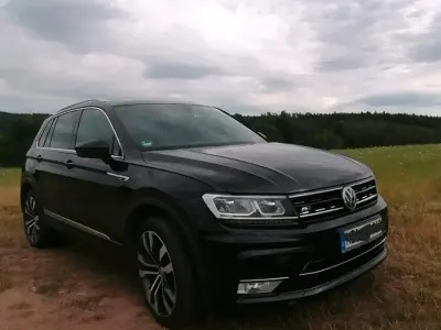 Gebraucht VW Tiguan R-line 180 PS (132 kW) 2016 Schwarz SUV