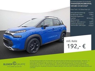 Gebraucht Citroën C3 Aircross PureTech 110 PS (80 kW) 2023 Blau SUV