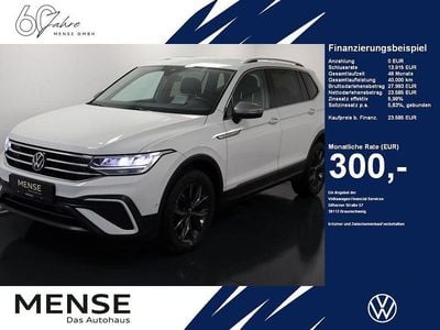 Pure white Gebraucht 2022 VW Tiguan Allspace Life SUV | 23.585 € (Fairer Preis)