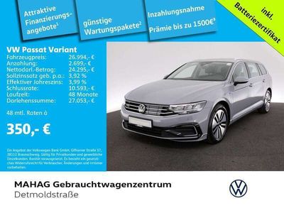 Gebraucht VW Passat GTE 218 PS (160 kW) 2022 Mondsteingrau Kombi