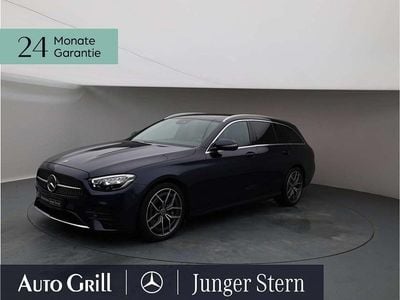 Gebraucht Mercedes E400 AMG line 330 PS (242 kW) 2022 Metalliclack nautikblau Kombi