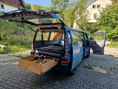 Gebraucht VW T4 84 PS (61 kW) 1994 Blau Van