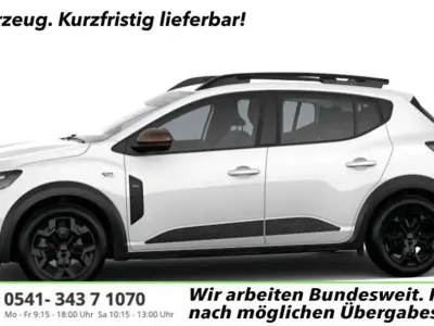 Nowe Dacia Sandero Extreme 122 KM (89 kW) 2026 Biały SUV