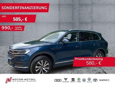 Gebraucht VW Touareg Elegance 231 PS (169 kW) 2021 Aquamarinblau metallic SUV