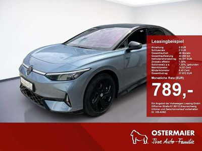 Stonewashed blue / schwarz Gebraucht 2025 VW ID.7 GTX Kleinwagen | 59.380 € (Teuer)