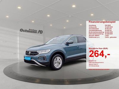 Gebraucht VW T-Roc Life 150 PS (110 kW) 2024 Blau SUV