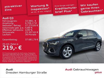 Gebraucht Audi Q3 Advanced Plus 150 PS (110 kW) 2024 Grau SUV