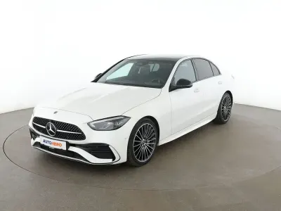 Gebraucht Mercedes C300 AMG line 2023 Weiß Limousine