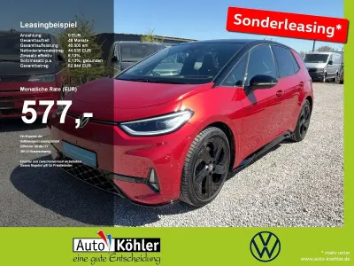 Brugt VW ID.3 GTX 239 kW (326 HK) 2024 Rød Hatchback