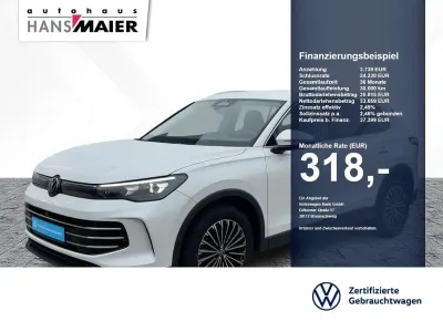 Gebraucht VW Tiguan Elegance 150 PS (110 kW) 2024 Oryxweiß perlmutteffekt SUV