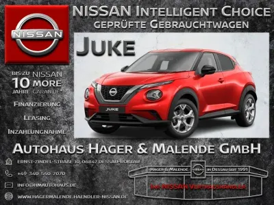 Gebraucht Nissan Juke N-Connecta 114 PS (83 kW) 2020 Rot SUV