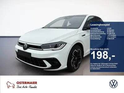 Neu VW Polo R-line 95 PS (69 kW) 2025 Pure white uni / schwarz uni Kleinwagen