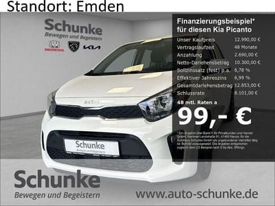 Gebraucht Kia Picanto Edition 7 67 PS (49 kW) 2023 Ud) schneeweiss (weiss Kleinwagen