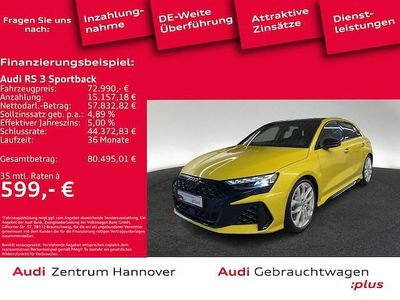 Gebraucht Audi RS3 Sportback Ambiente 400 PS (294 kW) 2025 Pythongelb metallic Kleinwagen