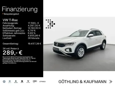 Gebraucht VW T-Roc Life 110 PS (80 kW) 2022 Weiß SUV