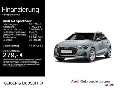 Gebraucht Audi A3 Ambiente 204 PS (150 kW) 2025 Pfeilgrau perleffekt Limousine