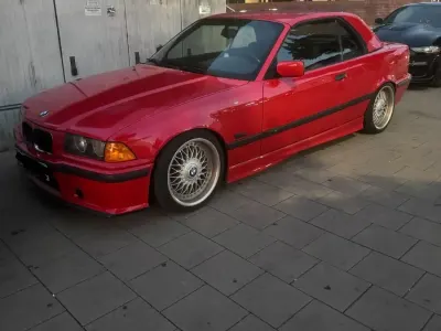 Gebraucht BMW 325 Cabriolet M Sport 192 PS (141 kW) 1995 Rot Cabrio