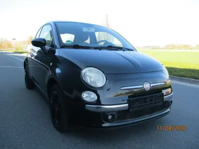 Używany Fiat 500 Lounge 69 KM (50 kW) 2012 Czarny Hatchback
