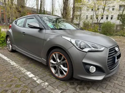 Used Hyundai Veloster Turbo 186 HP (136 kW) 2017 Grey Hatchback