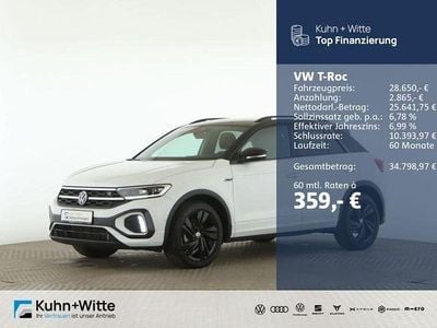 Gebraucht VW T-Roc R-line 150 PS (110 kW) 2024 Weiß SUV