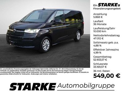 Second-hand VW T7 Life 150 CP (110 kW) 2025 Negru Van