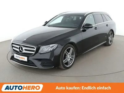 Gebraucht Mercedes E250 AMG line 211 PS (155 kW) 2017 Obsidianschwarz Kombi
