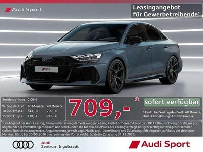 Nuova Audi RS3 Sport 400 CV (294 kW) 2025 Grigio Berlina