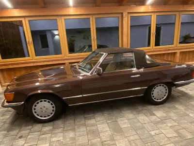 Gebraucht Mercedes SL380 160 PS (117 kW) 1985 Braun Cabrio