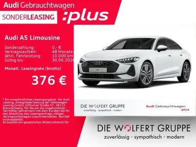 Gebraucht Audi A5 Basis 204 PS (150 kW) 2025 Gletscherweiß metallic Limousine