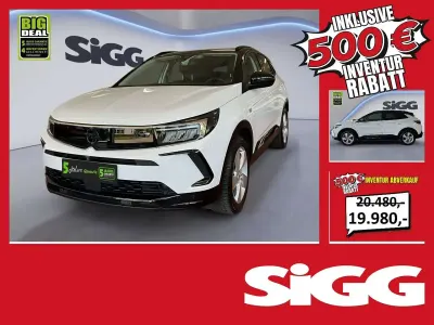 Gebraucht Opel Grandland X GS Line 131 PS (96 kW) 2023 Jade weiss/arktis weiss SUV