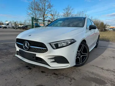 Brugt Mercedes A180 AMG line 116 HK (85 kW) 2020 Hvid Sedan