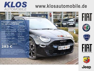Neu Fiat 600 La Prima 110 PS (80 kW) 2026 Schwarz SUV