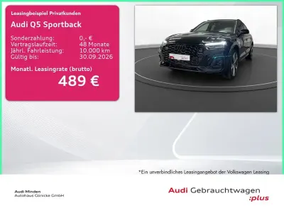 Gebraucht Audi Q5 Sportback Business 367 PS (269 kW) 2025 Mythosschwarz metallic SUV