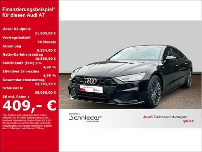 Gebraucht Audi A7 Sportback Ambiente 265 PS (194 kW) 2024 Mythosschwarz metallic Kleinwagen