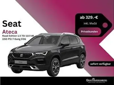 Neu Seat Ateca 150 PS (110 kW) 2026 Schwarz (magic schwarz metallic) SUV