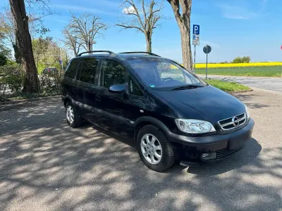 Brugt Opel Zafira 125 HK (91 kW) 2003 Blå MPV
