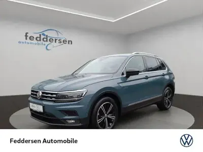 Gebraucht VW Tiguan IQ Drive 131 PS (96 kW) 2019 Petroleum blue metallic SUV