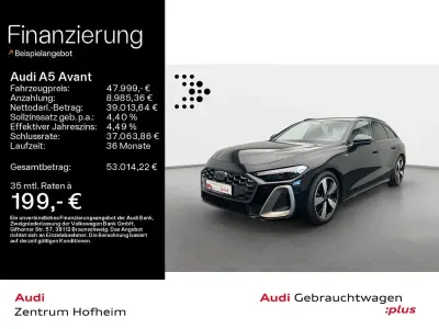 Gebraucht Audi A5 Edition .1 204 PS (150 kW) 2025 Mythosschwarz metallic Kombi