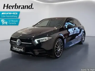 Używany Mercedes A250 AMG line 218 KM (160 kW) 2021 Czarny Sedan/Limuzyna