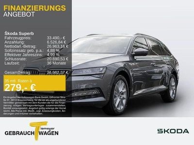 Grau Gebraucht 2024 Skoda Superb Style Kombi | 33.490 € (Fairer Preis)