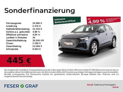 Gebraucht Audi Q4 e-tron Comfort 150 kW (204 PS) 2022 Geysirblau metallic SUV