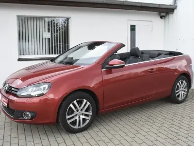 Gebraucht VW Golf Cabriolet 105 PS (77 kW) 2012 Rot Cabrio