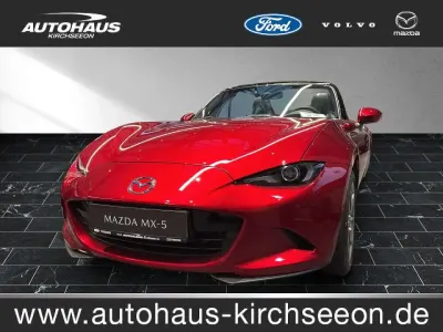 Nowe Mazda MX5 Exclusive-Line 132 KM (97 kW) 2025 Czerwony Kabriolet