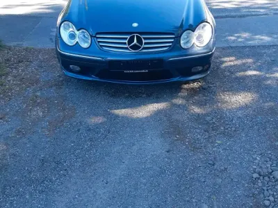 Brugt Mercedes CLK200 2003 Blå Coupe