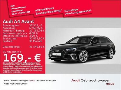 Gebraucht Audi A4 S-Line 204 PS (150 kW) 2024 Mythosschwarz metallic Kombi