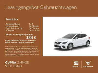 Gebraucht Seat Ibiza Style 116 PS (85 kW) 2025 Weiß Kleinwagen