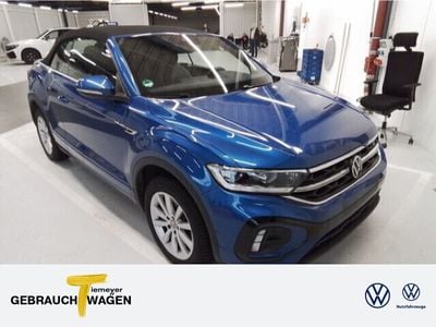 Gebraucht VW T-Roc Cabriolet R-line 150 PS (110 kW) 2023 Blau Cabrio