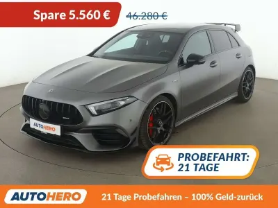 Używany Mercedes A45 AMG AMG 421 KM (309 kW) 2021 Szary Sedan/Limuzyna