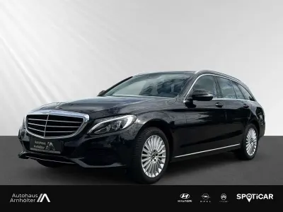 Gebraucht Mercedes C180 Exclusive 156 PS (114 kW) 2017 Obsidianschwarz  metalliclack Kombi