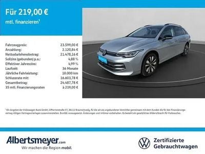 Usata VW Golf VIII Goal 116 CV (85 kW) 2024 Argento Station wagon